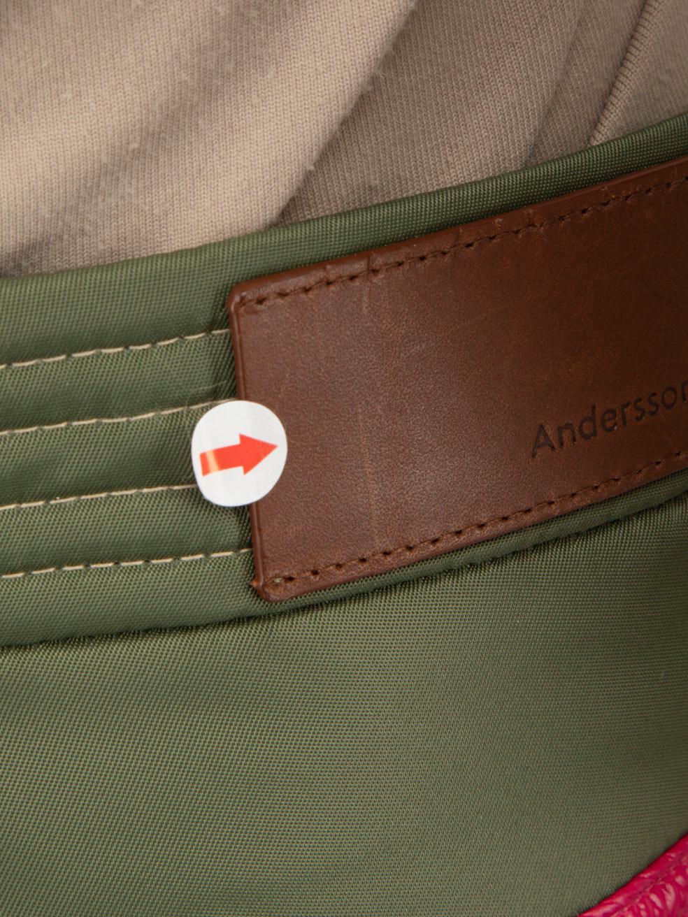 Andersson Glockenrosa Herz gesteppter Minirock Größe XS im Angebot 3