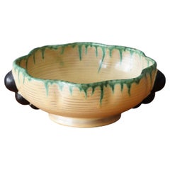 Andersson Johansson, Bowl, Glazed Earthenware, Höganäs, Sweden, 1930s