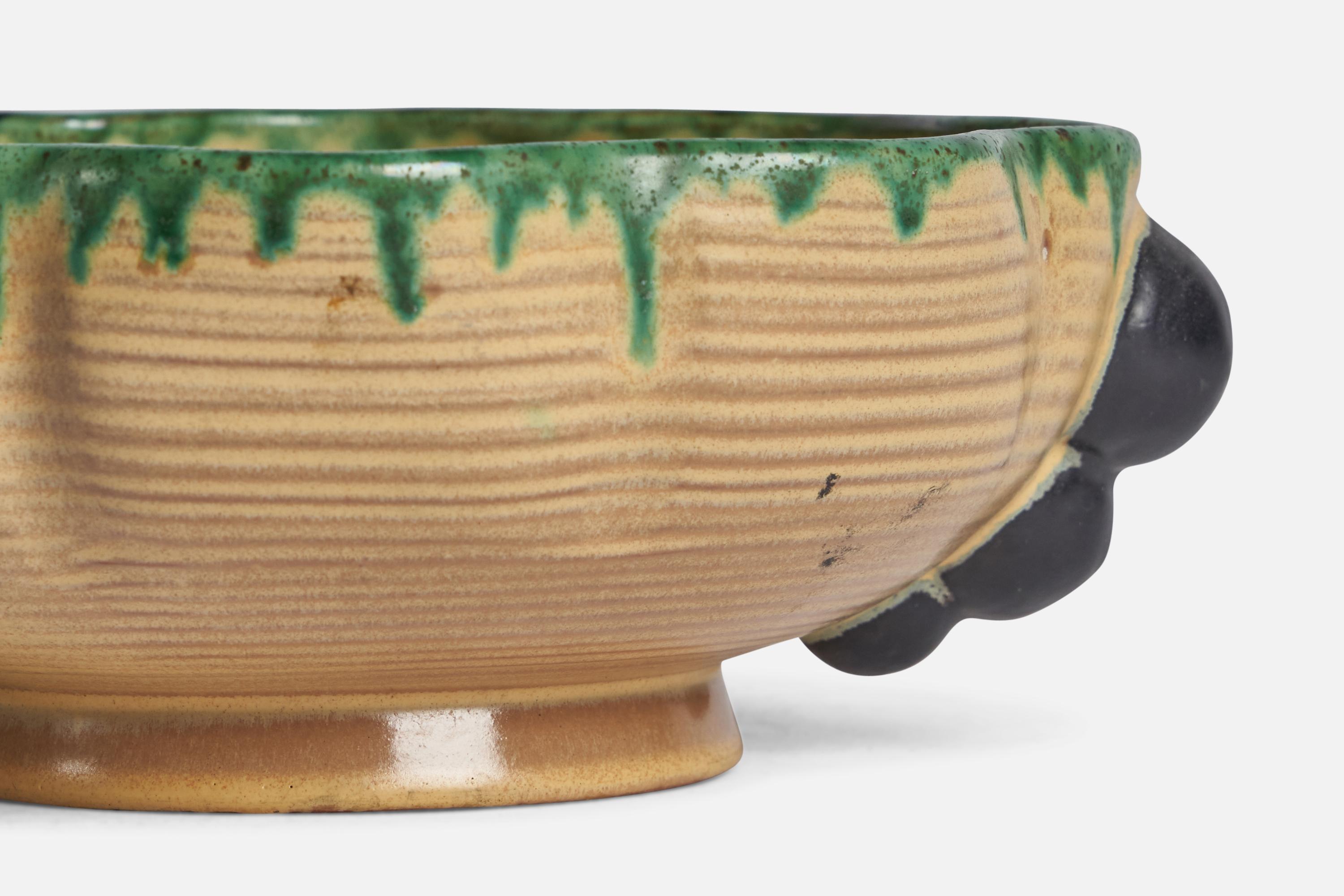 Mid-20th Century Andersson & Johansson, Bowl, Stoneware, Sweden, 1950s For Sale