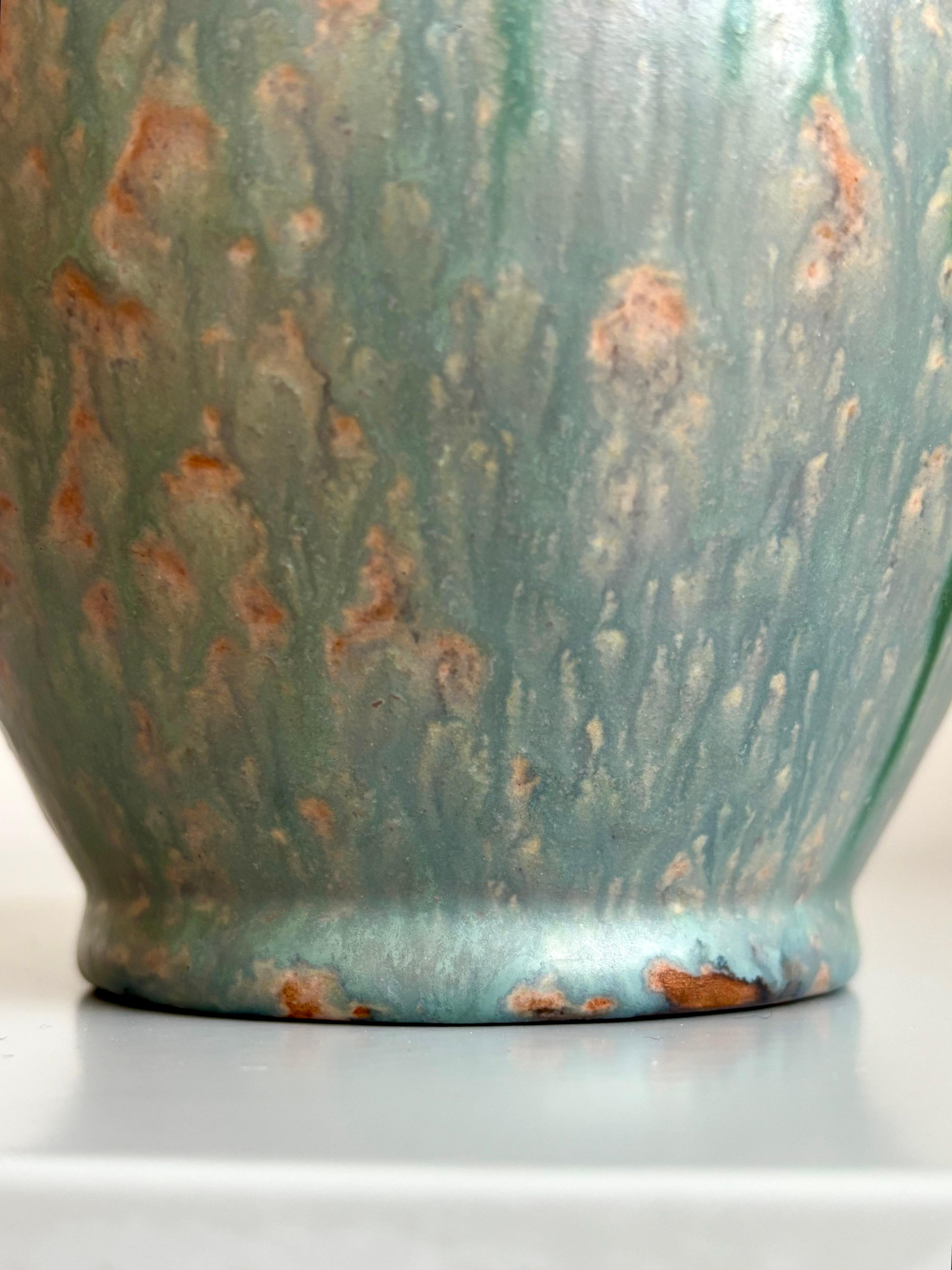 Andersson & Johansson, jarre à couvercle en forme de poisson Höganäs, années 1930 en vente 4