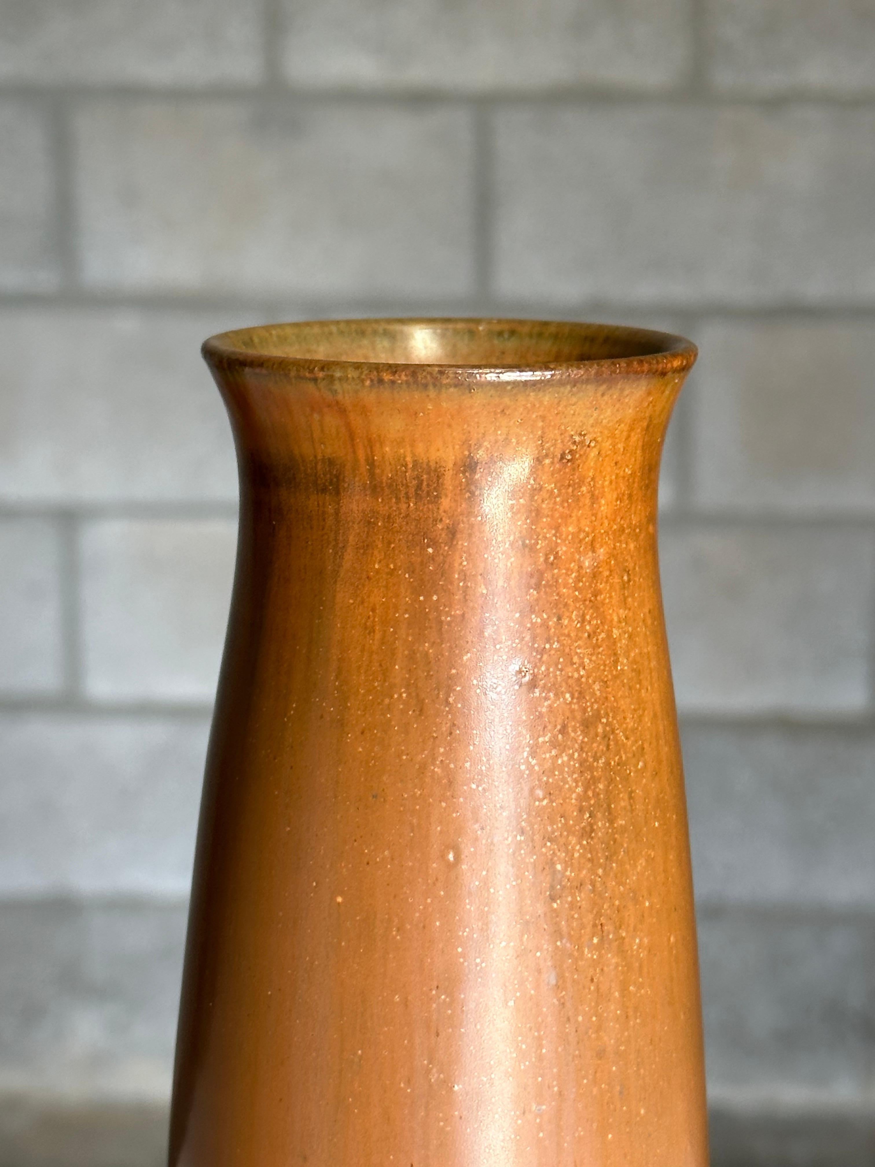 Swedish Andersson & Johansson Stoneware Vase for Höganäs, Sweden For Sale