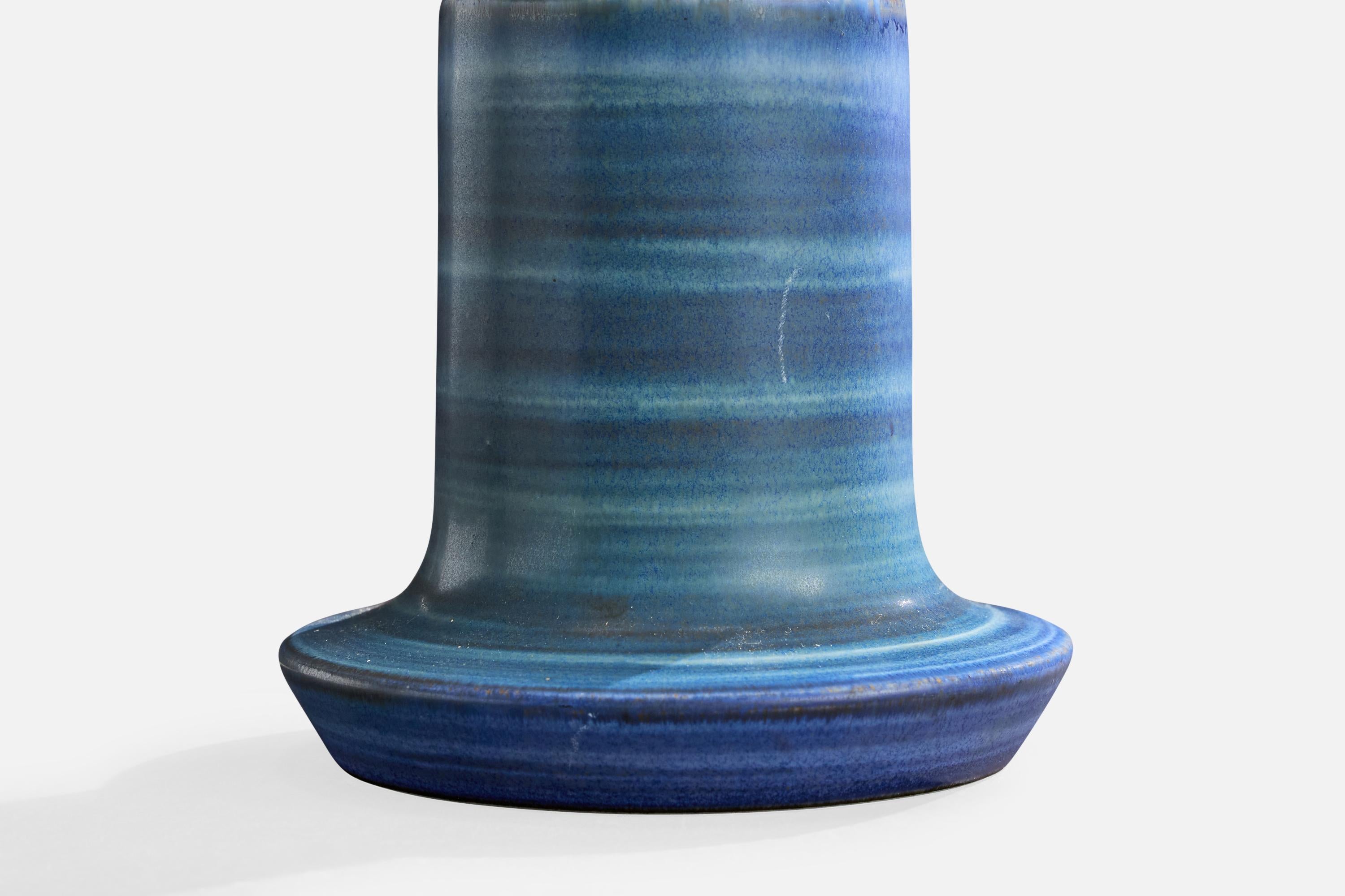 Andersson & Johansson, Table Lamp, Ceramic, Brass, Sweden, 1970s For Sale 5