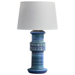Andersson & Johansson, Table Lamp, Ceramic, Brass, Sweden, 1970s