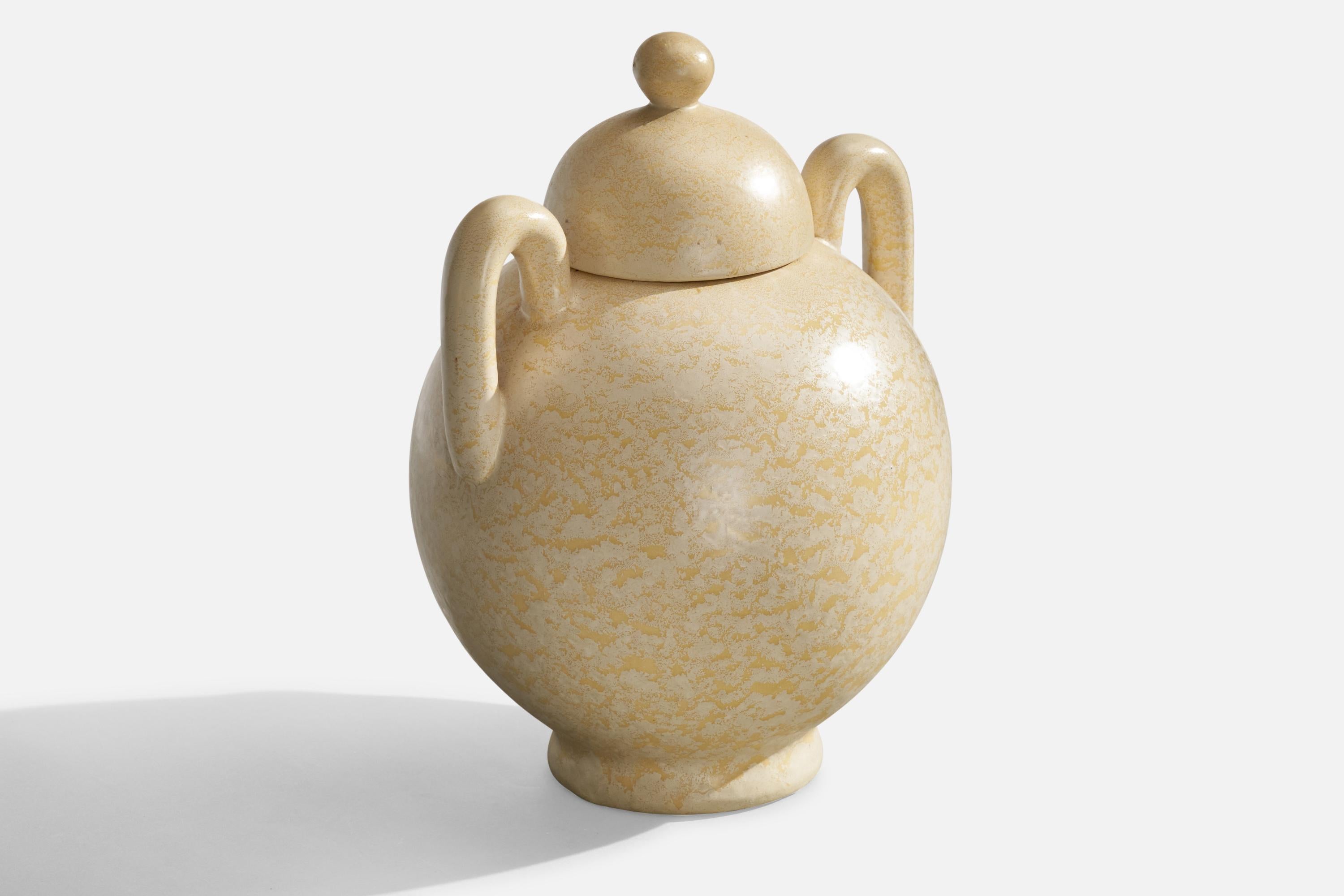 Scandinavian Modern Andersson & Johansson, Urn, Stoneware, Sweden, 1940s For Sale