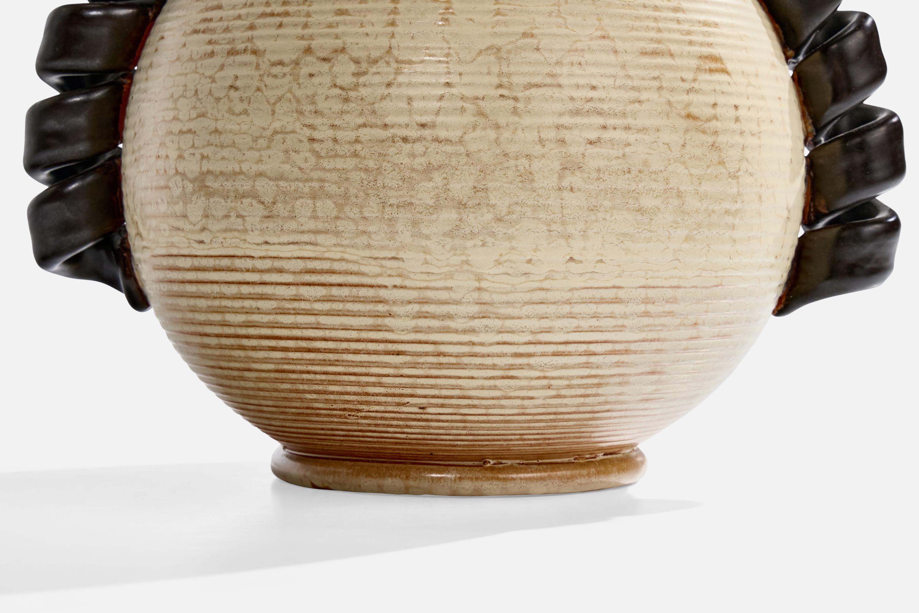 Andersson & Johansson, Vaso, Ceramica, Svezia, anni '40 in vendita 1
