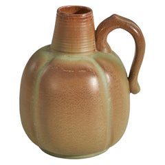 Andersson & Johansson, Vase, Glazed Stoneware, Höganäs, Sweden, 1940s