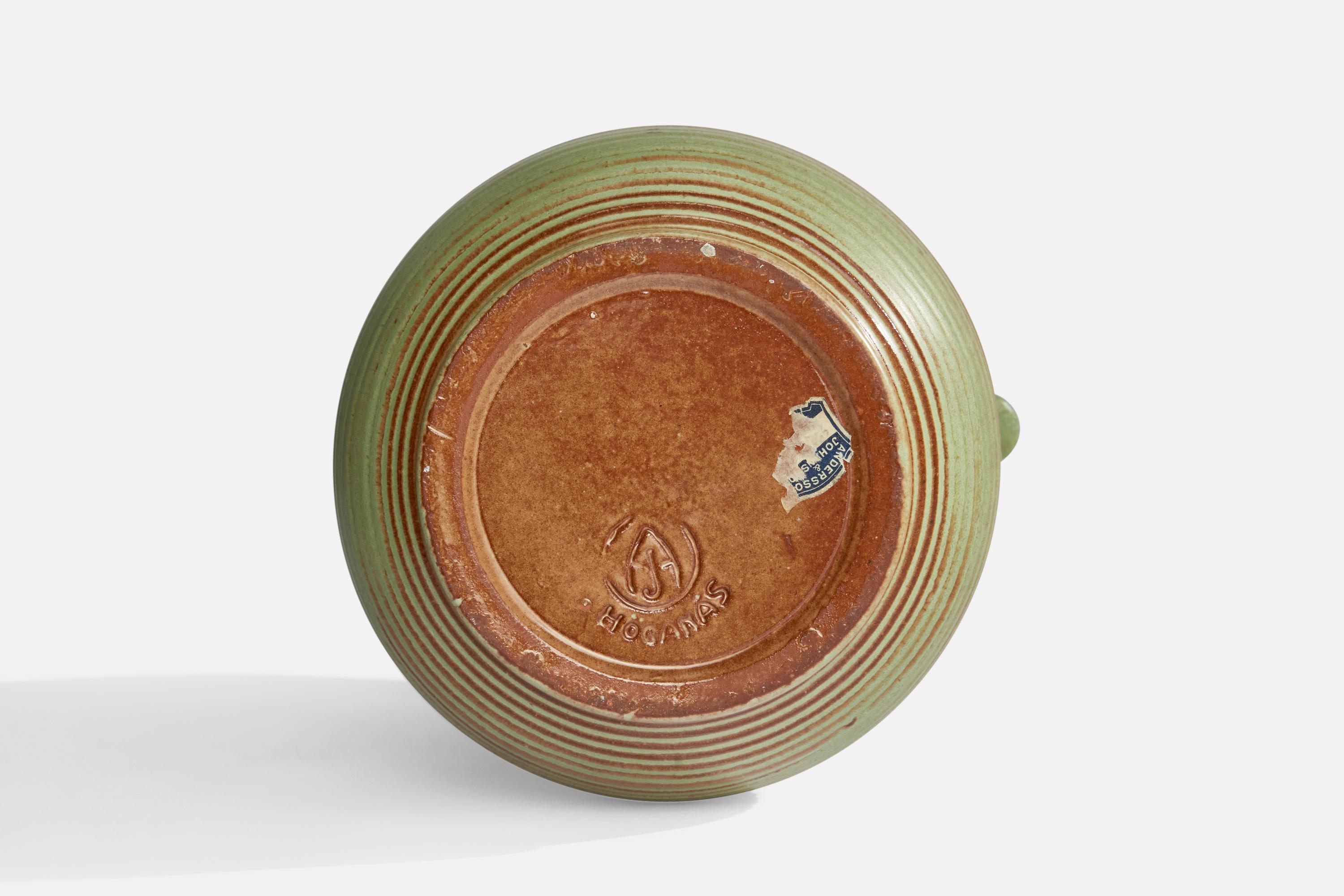 Andersson & Johansson, Vase, Stoneware, Sweden, 1940s For Sale 4