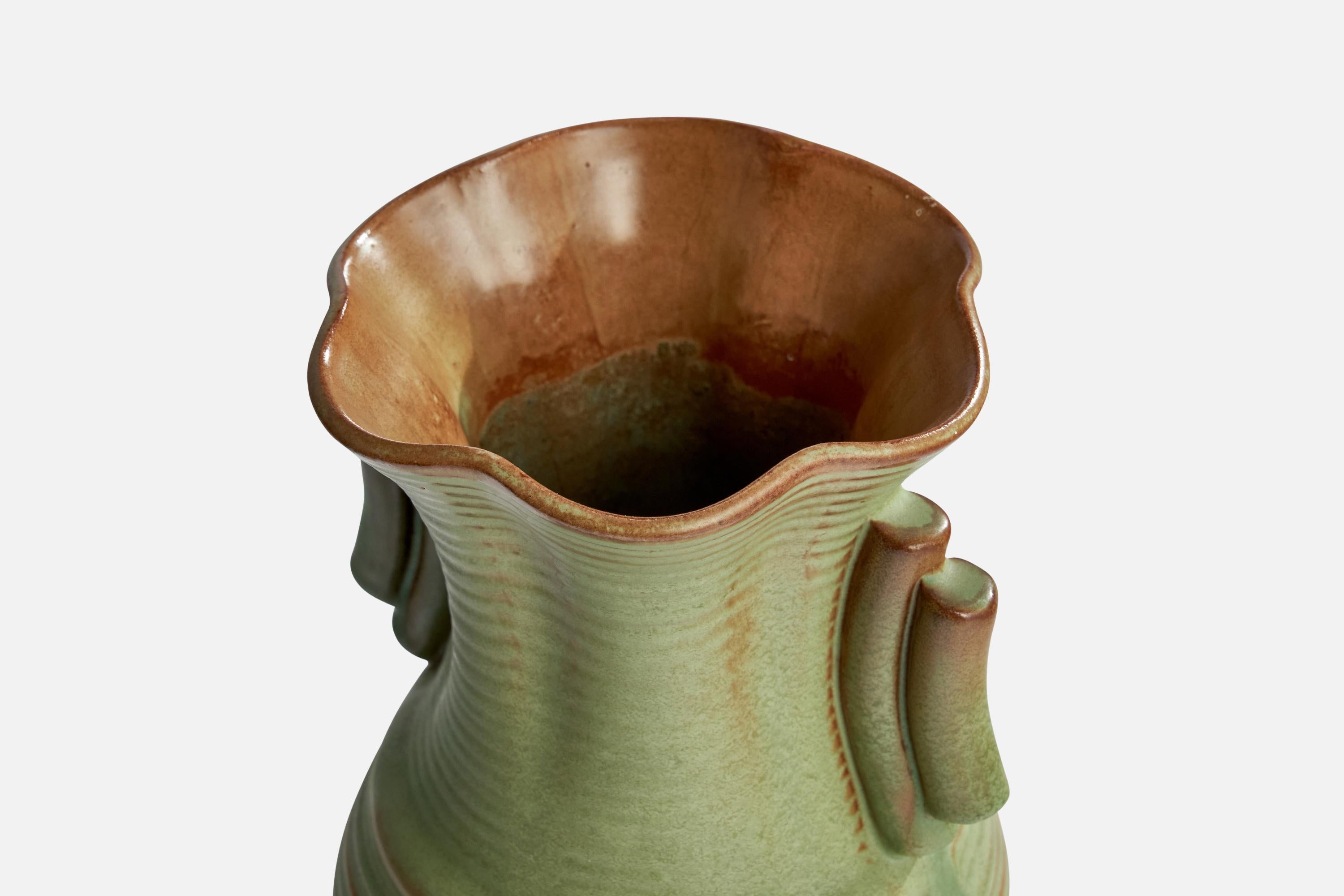 Swedish Andersson & Johansson, Vase, Stoneware, Sweden, 1940s For Sale