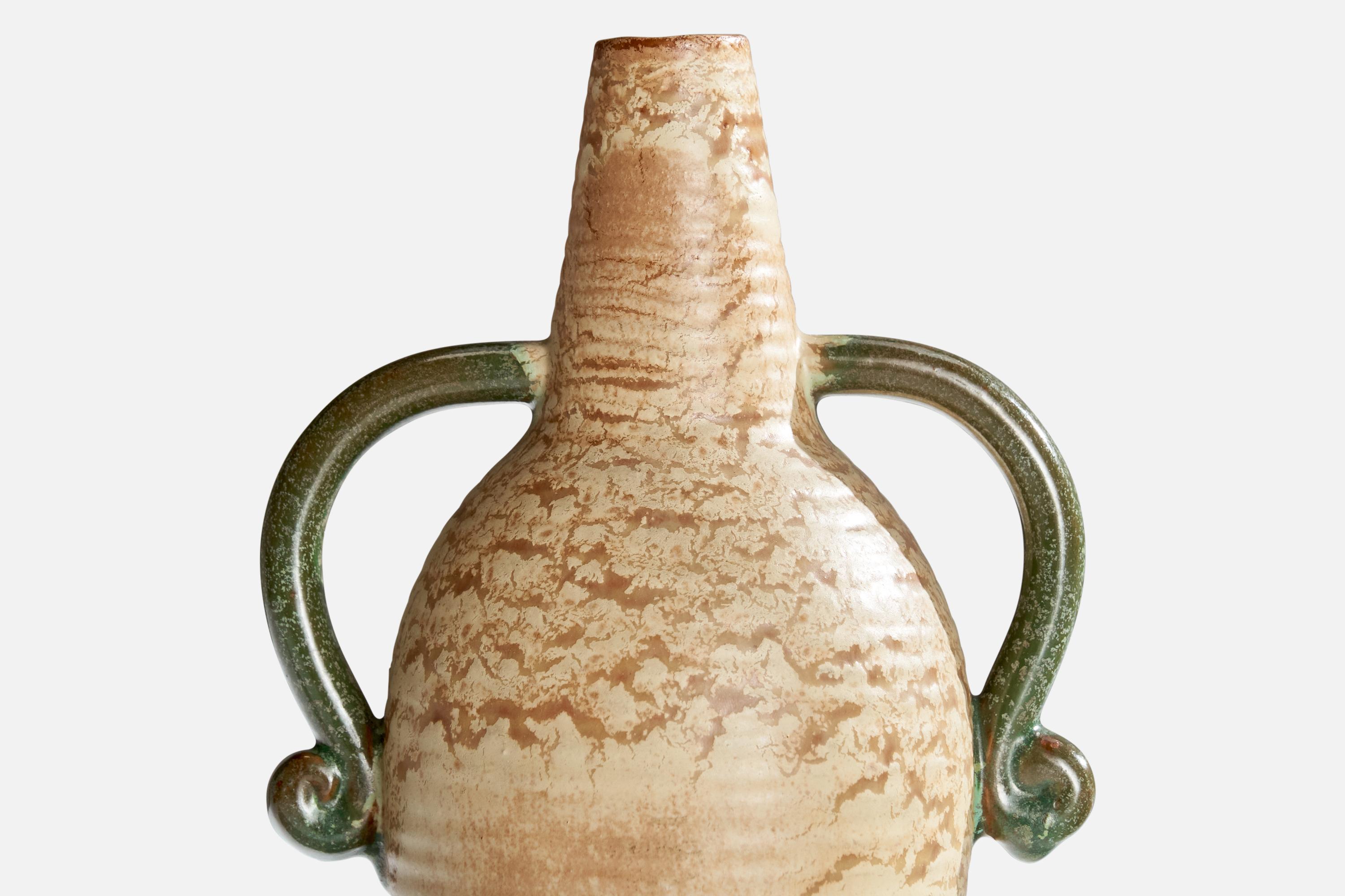Metà XX secolo Andersson & Johansson, Vaso, Gres, Svezia, anni '40 in vendita