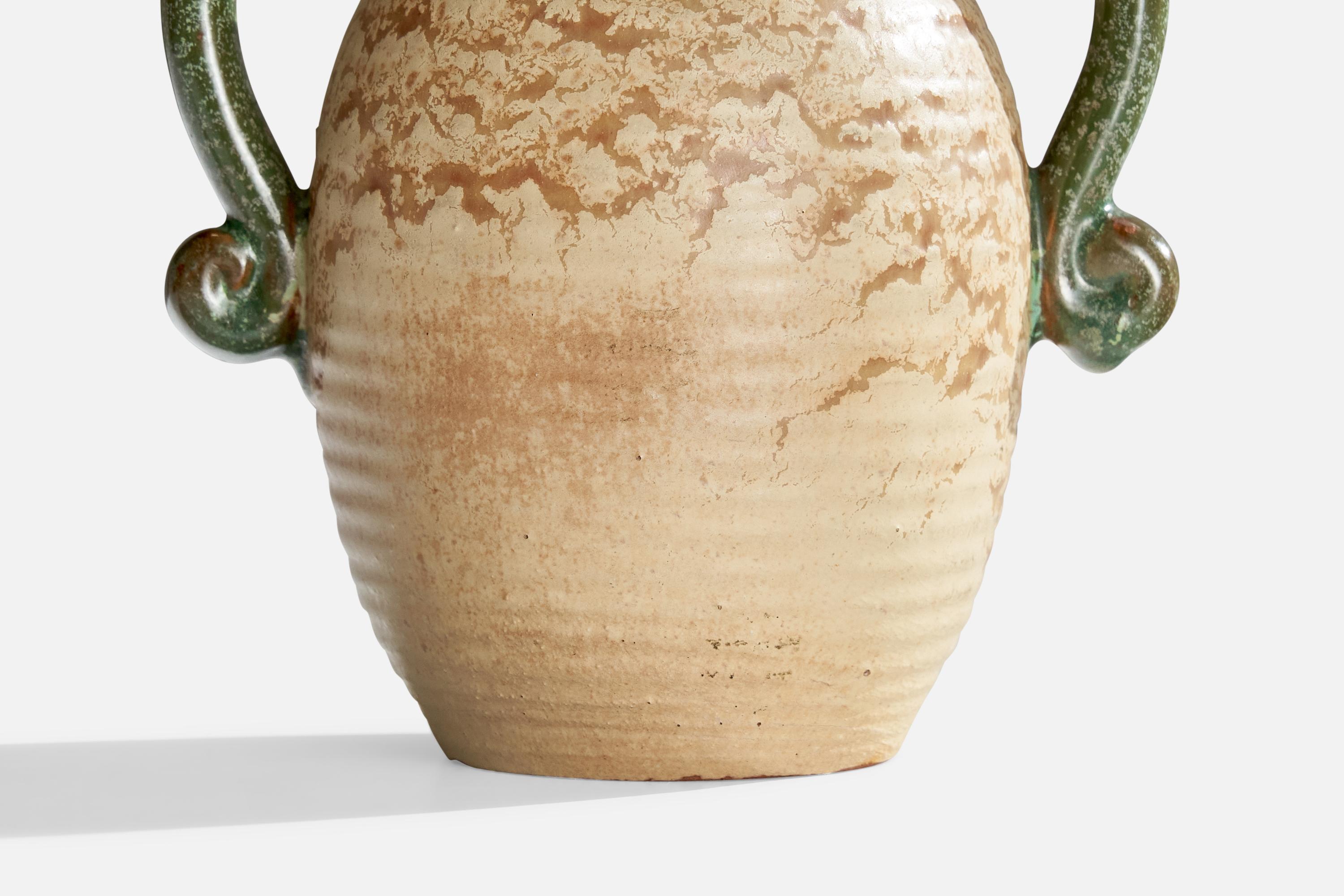 Grès porcellanato Andersson & Johansson, Vaso, Gres, Svezia, anni '40 in vendita