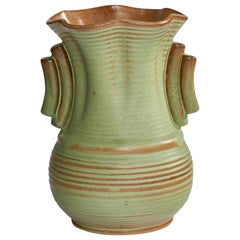 Andersson & Johansson, Vase, Stoneware, Sweden, 1940s