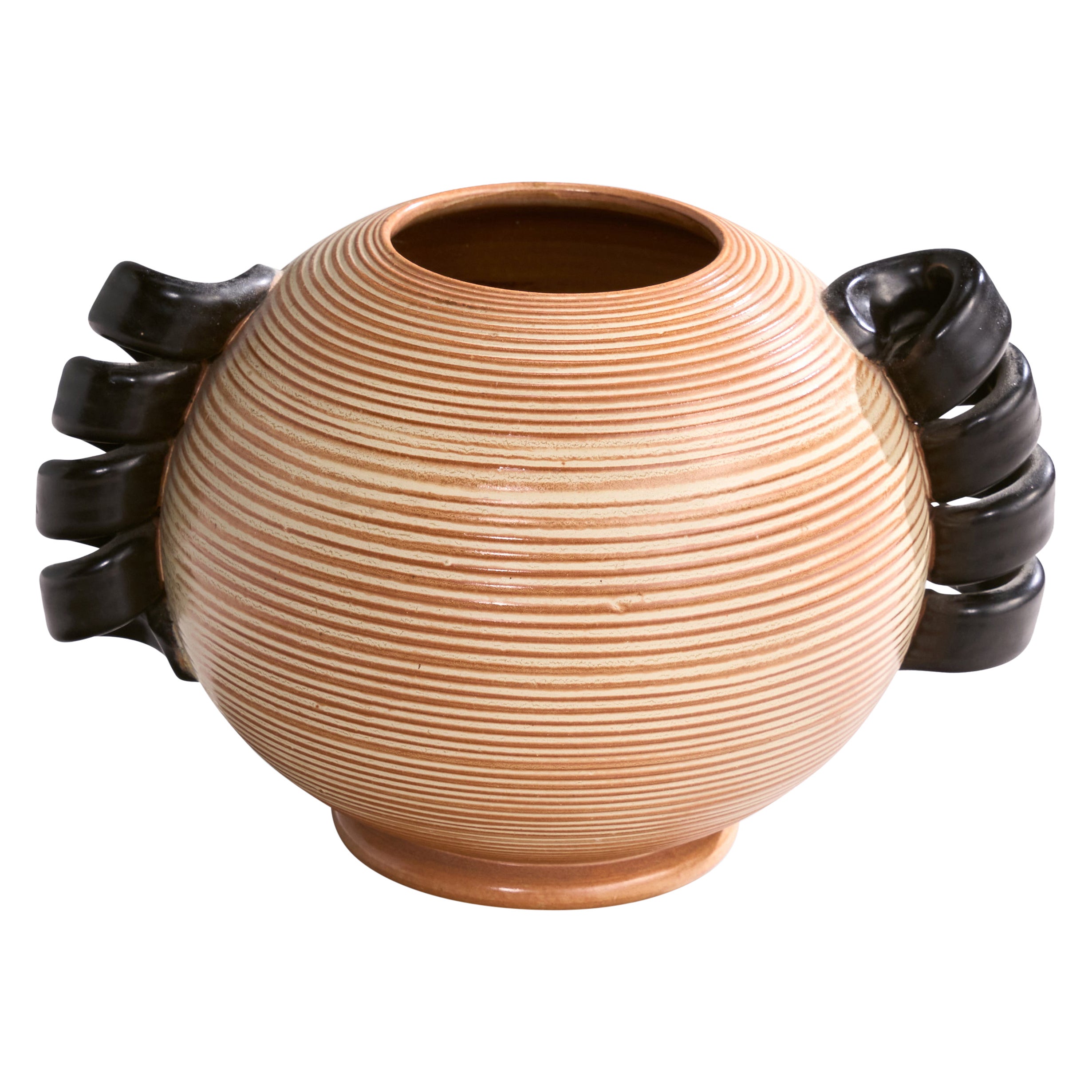 Andersson & Johansson, Vase, Stoneware, Sweden, 1940s