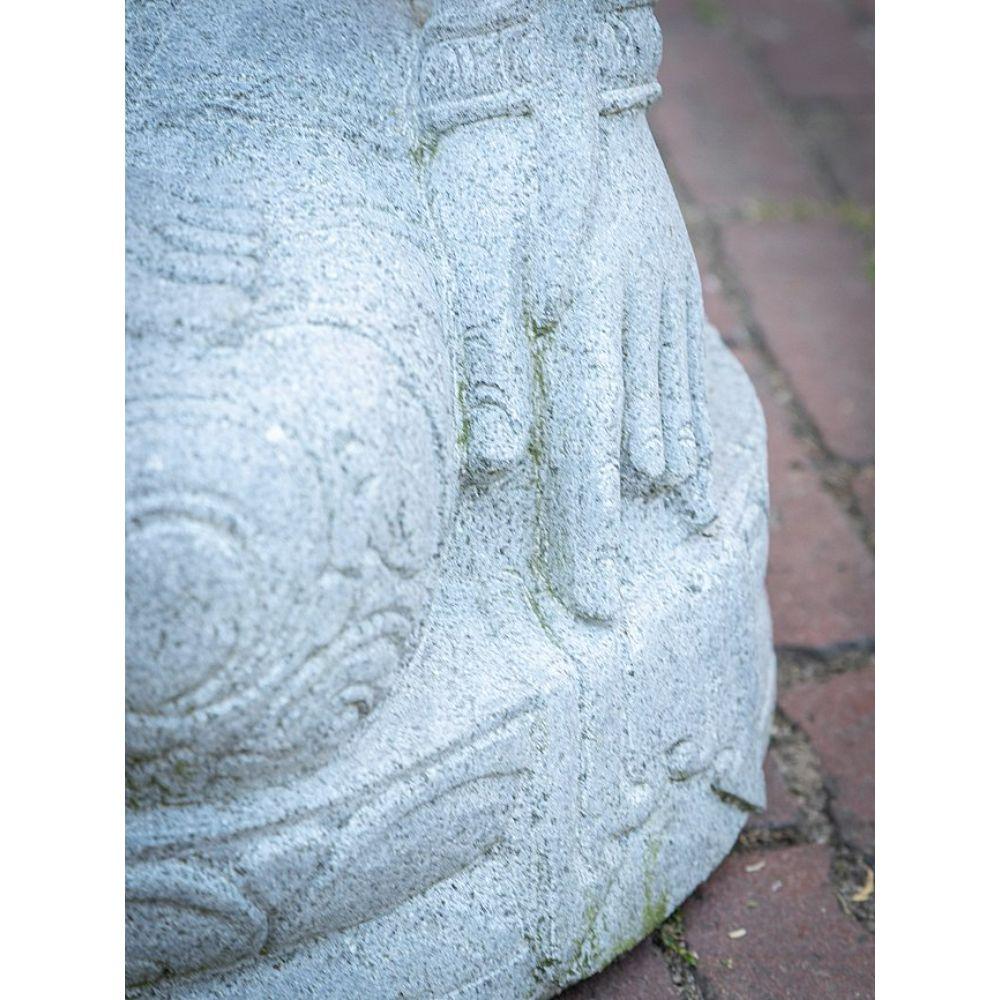 Andesite Stone Statue of Dewi Tara from Indonesia For Sale 5
