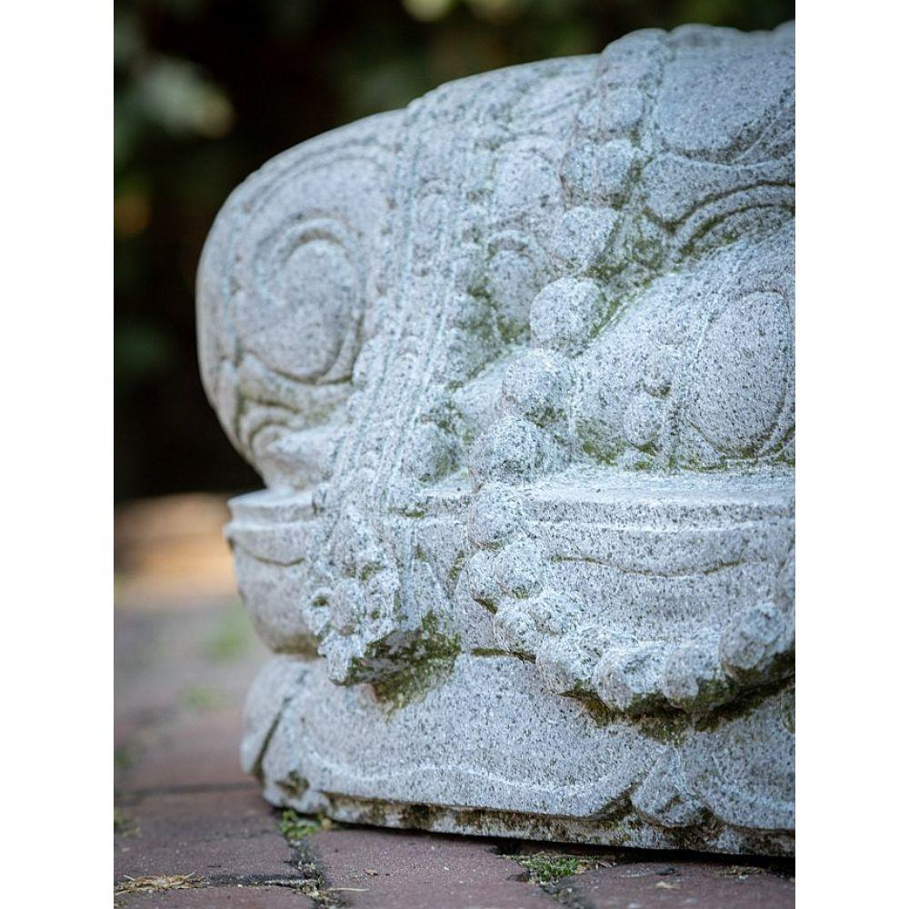 Andesite Stone Statue of Dewi Tara from Indonesia For Sale 9