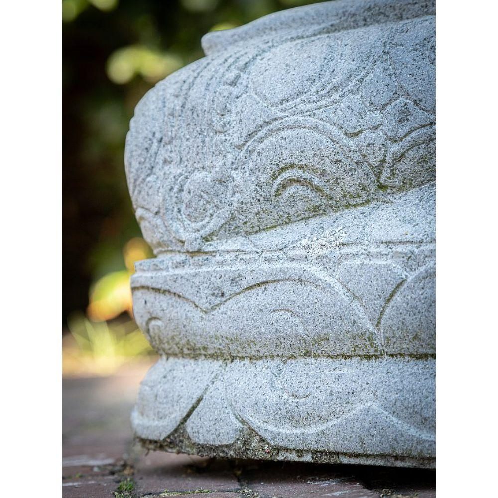 Andesite stone statue of Dewi Tara from Indonesia For Sale 10