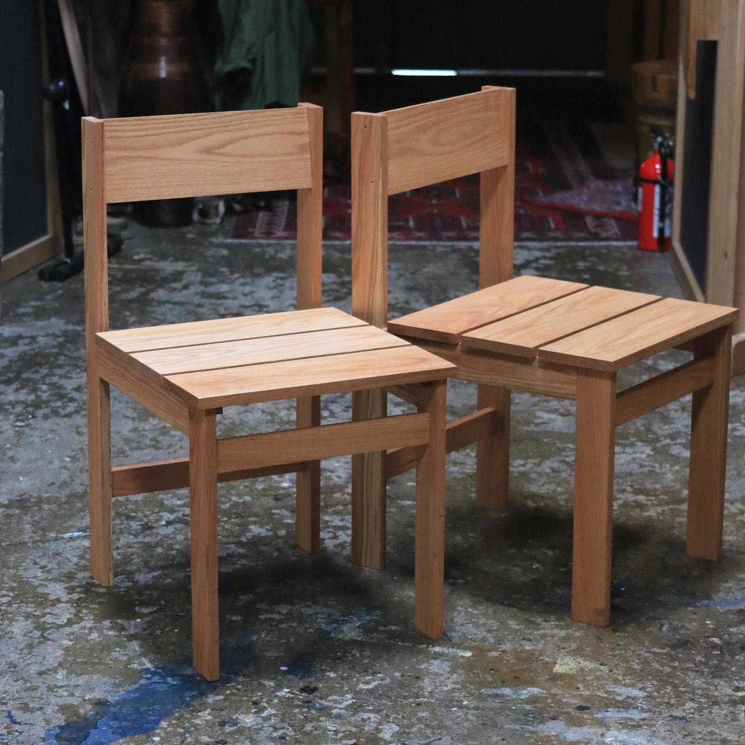 Canadian Andhrímnir Solid Oak Dining Chair For Sale