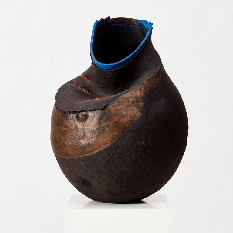 Andile Dyalvane Embo Origin Glazed And Hand Painted Clay Sculpture andile-dyalvane-embo-origin-glazed-and-hand-painted-clay-sculpture