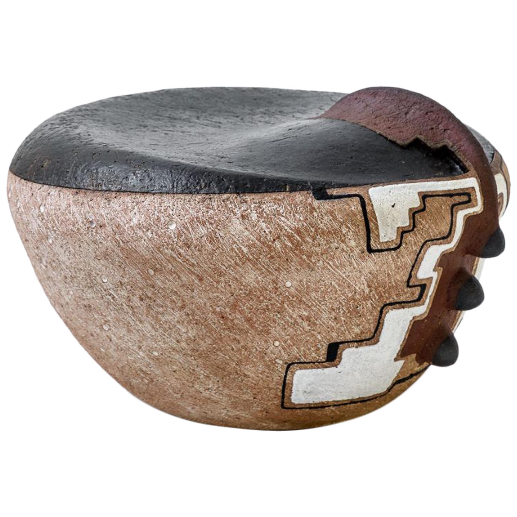 Andile Dyalvane, "Isichopho A Seat", Terracotta Clay Sculptural Seat