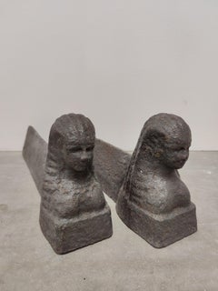 Andirons / Fire Dogs, Sphinx