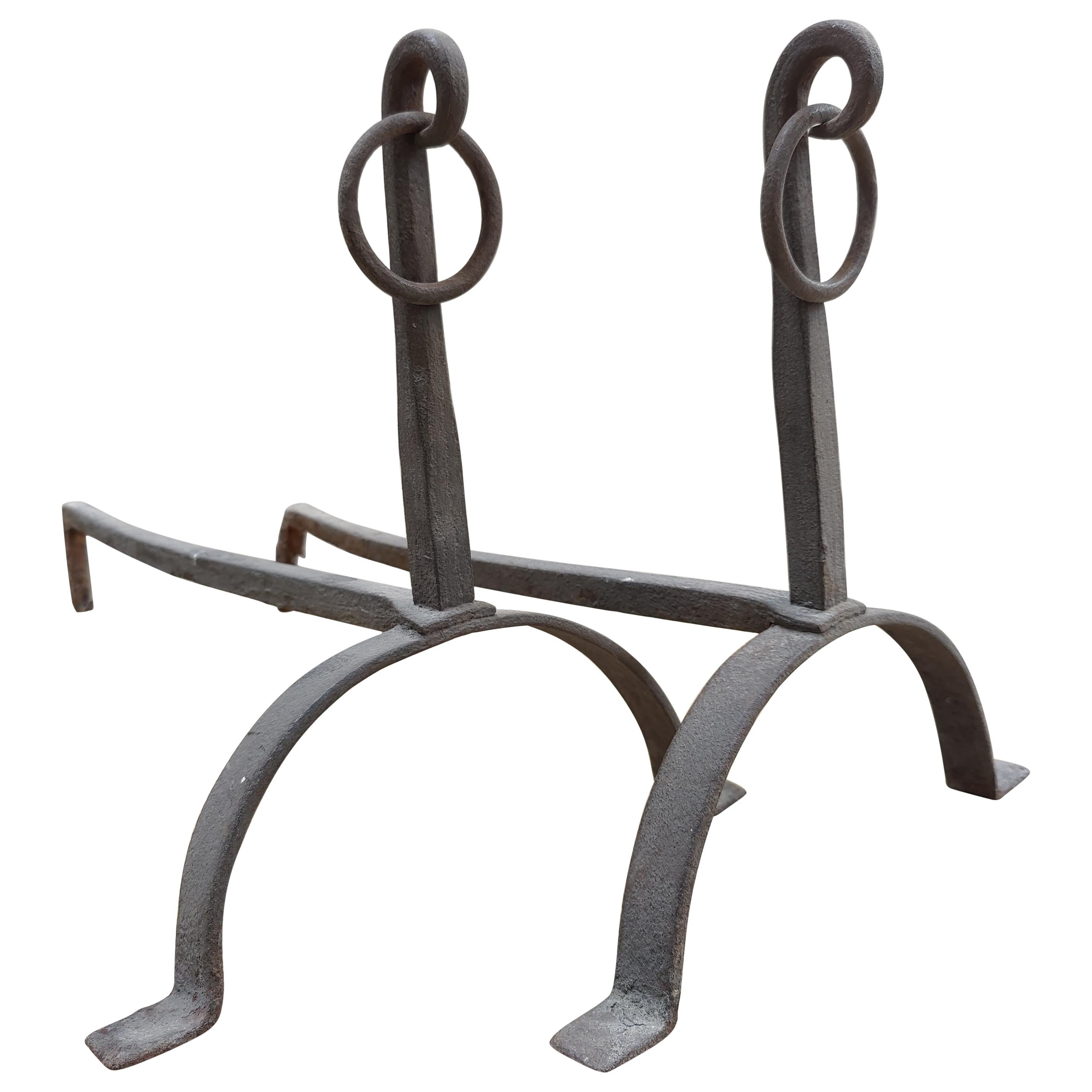 Antique Andirons or Firedogs at 1stDibs