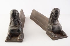 Andirons with Sphinx