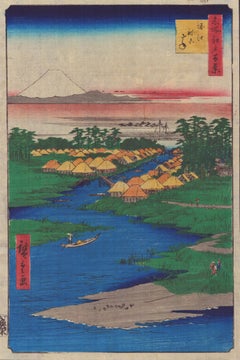 Hiroshige (1797-1858) - Horie e Nekozane - Meisho Edo Hyakkei