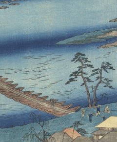 Hiroshige Ando, Japanese Woodblock Prints, Ukiyo-e, Landscape, Edo Period, Lake