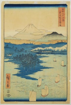 Noge et Yokohama dans la province de Musashi. 1858.