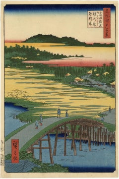 Sutagami Bridge from 100 Famous Views of Edo