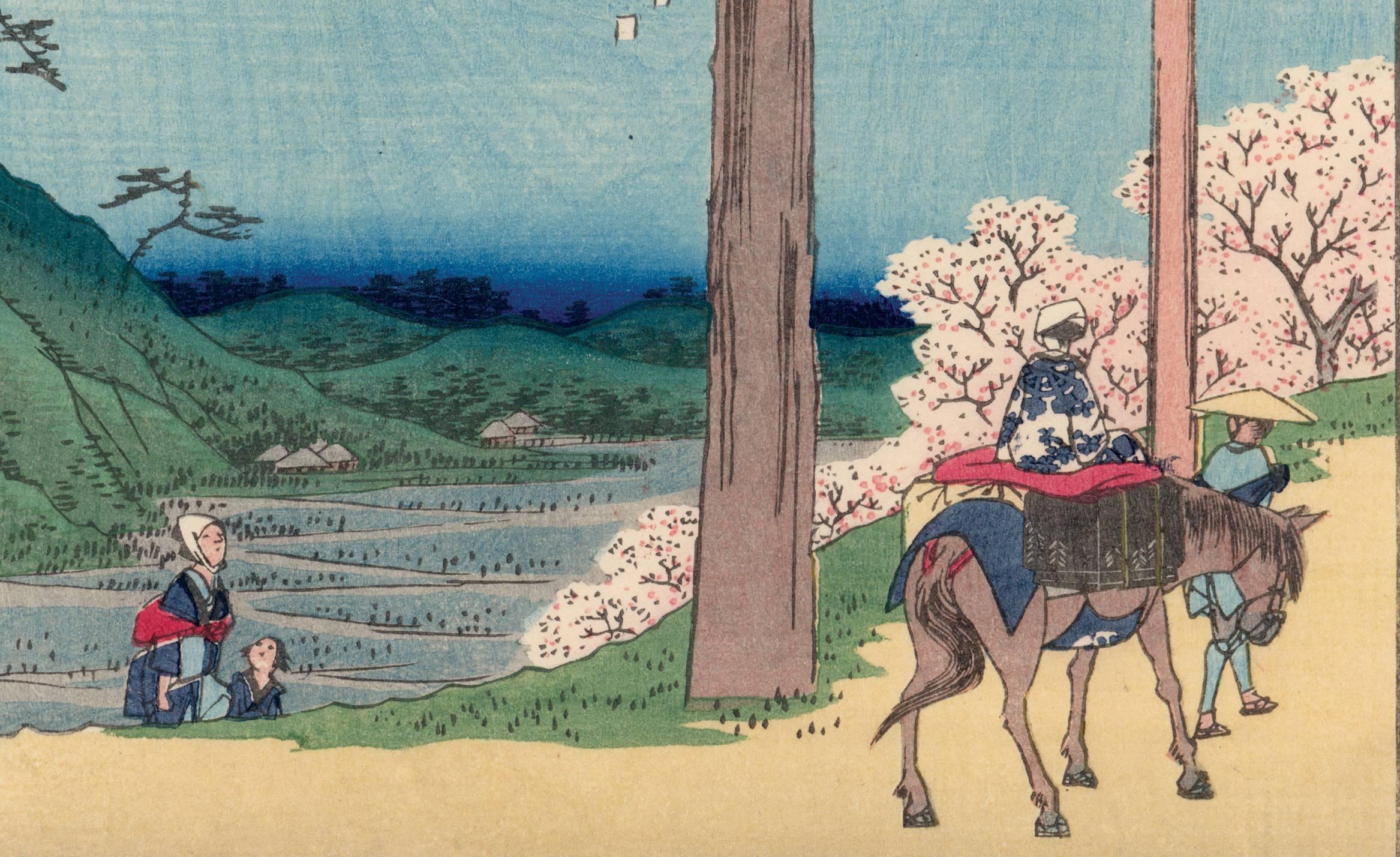 hiroshige cherry blossoms