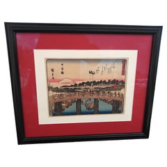 Grabado en madera de Ando Hiroshige
