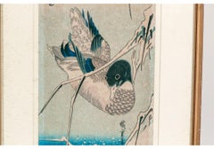 Ando Utagawa Hiroshige Japanese Woodblock Print Mallard Duck
