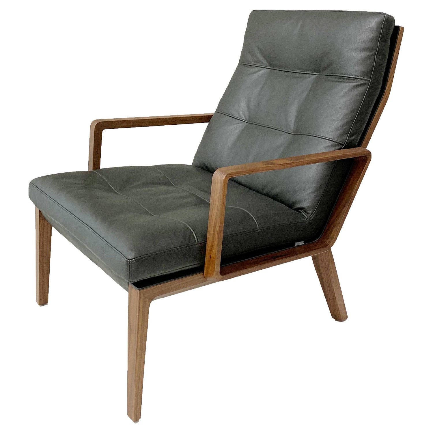 Andoo Lounge Chair in Black Leather and Walnut by EOOS and Walter K For  Sale at 1stDibs | walter knoll andoo chair, walter knoll andoo lounge chair