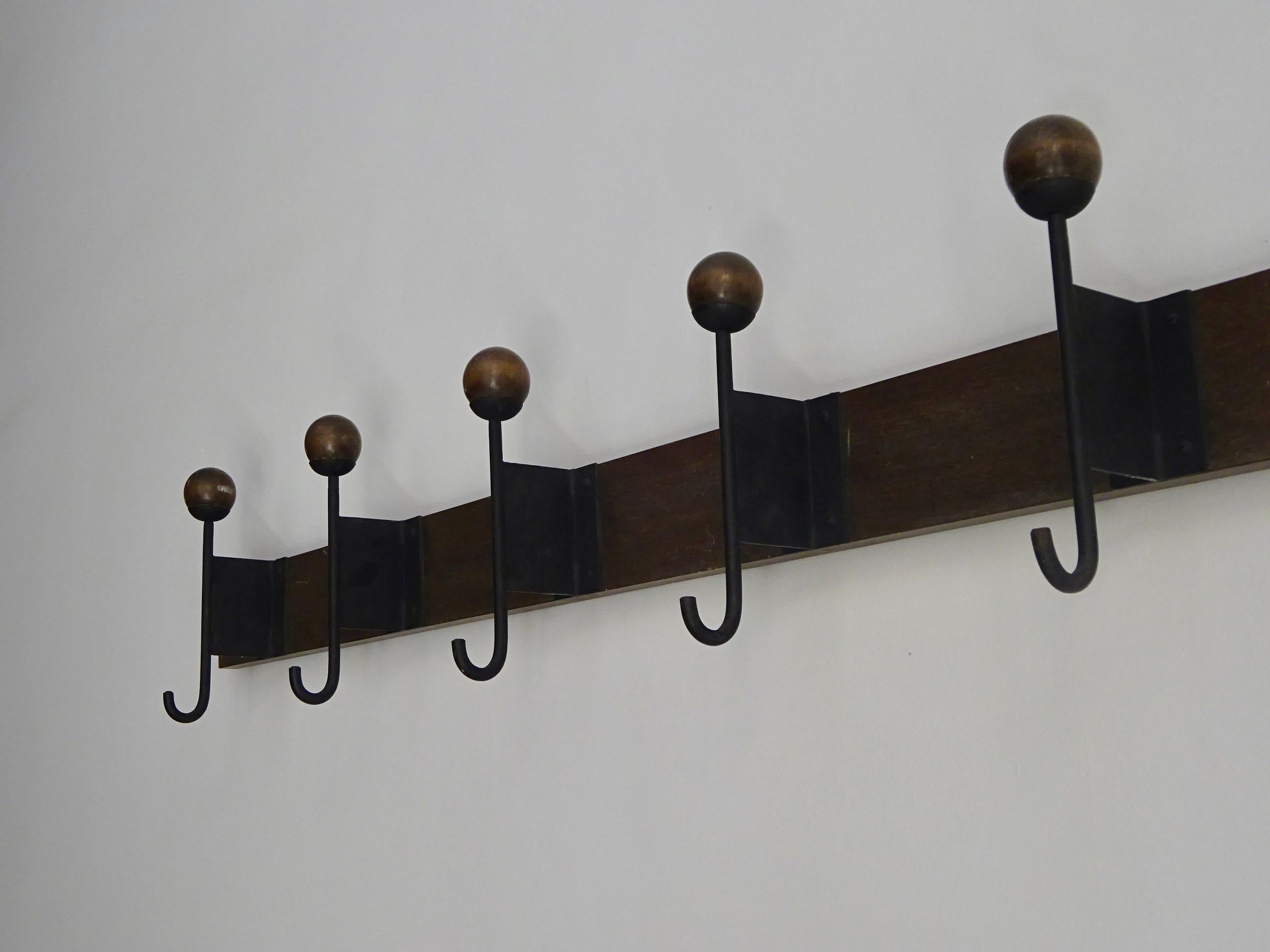 Spanish “Andorra” wall coat hanger by Jordi Vilanova i Bosch, 1962. For Sale