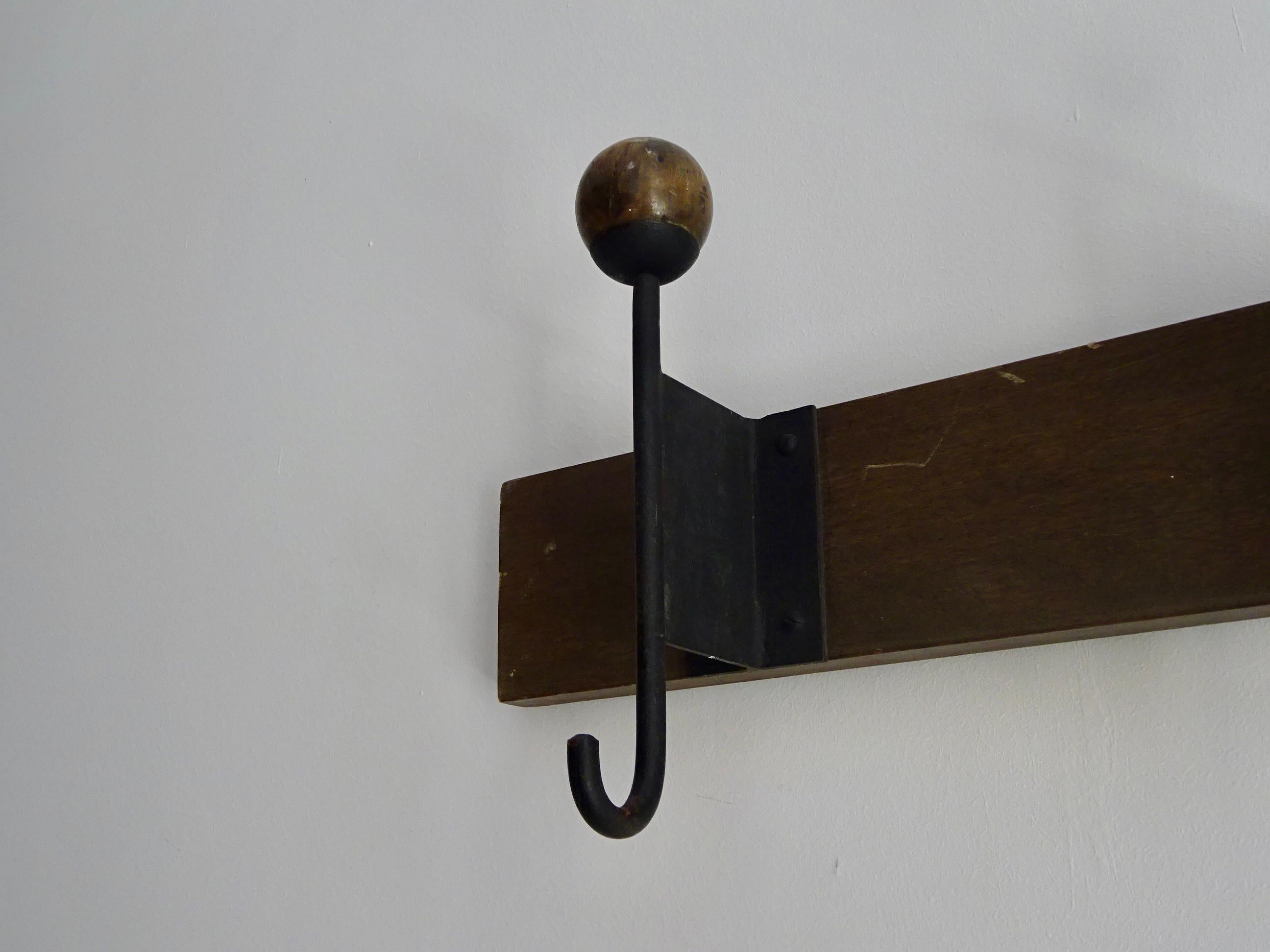 Mid-20th Century “Andorra” wall coat hanger by Jordi Vilanova i Bosch, 1962. For Sale