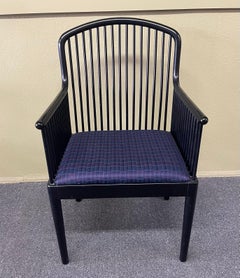 Sillón Andover en lacado negro de Davis Allen para Stendig