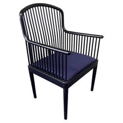 Andover-Sessel aus schwarzem Lack von Davis Allen für Stendig