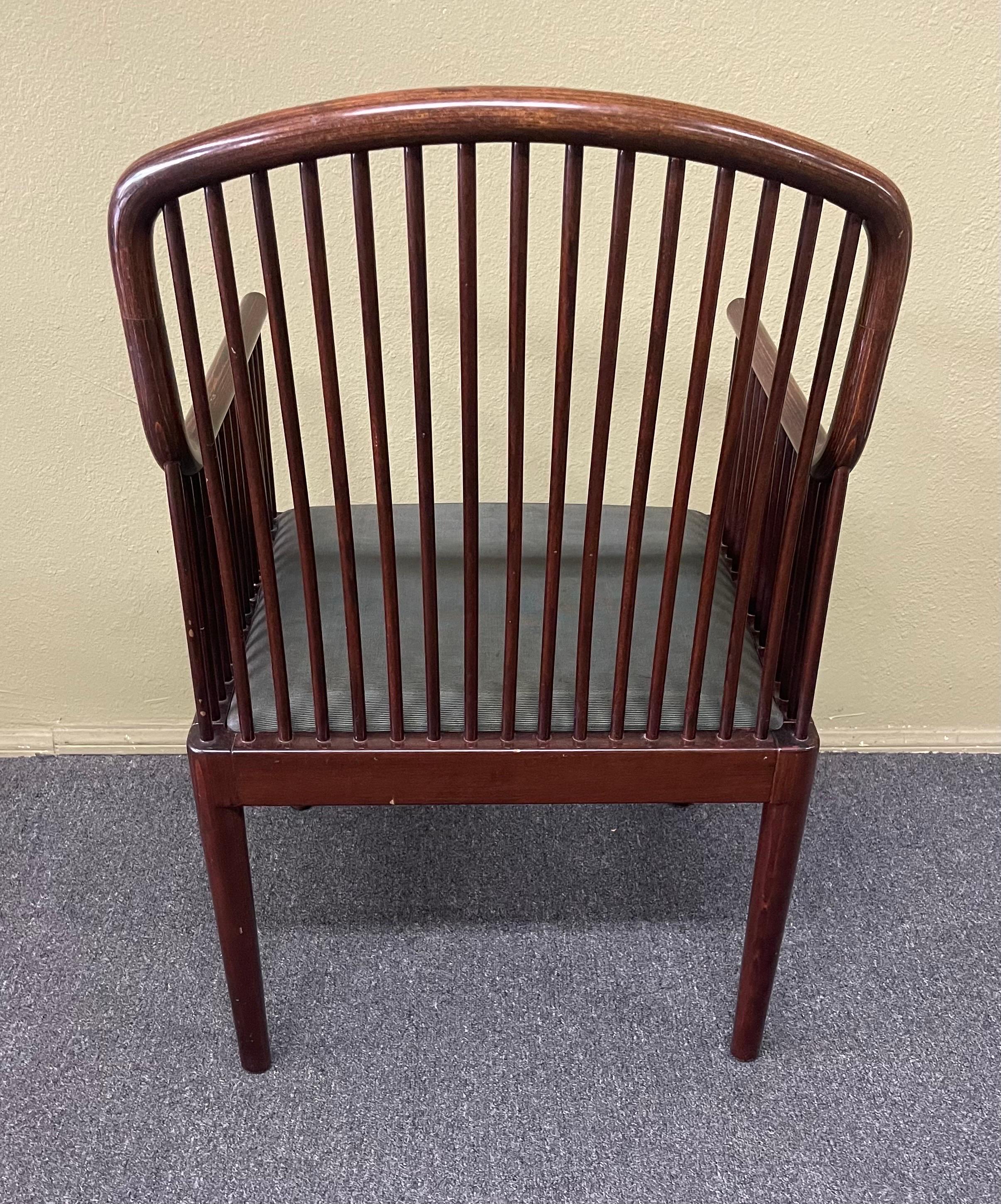 Mid-Century Modern Andover Arm Chair in Rosewood by Davis Allen for Stendig