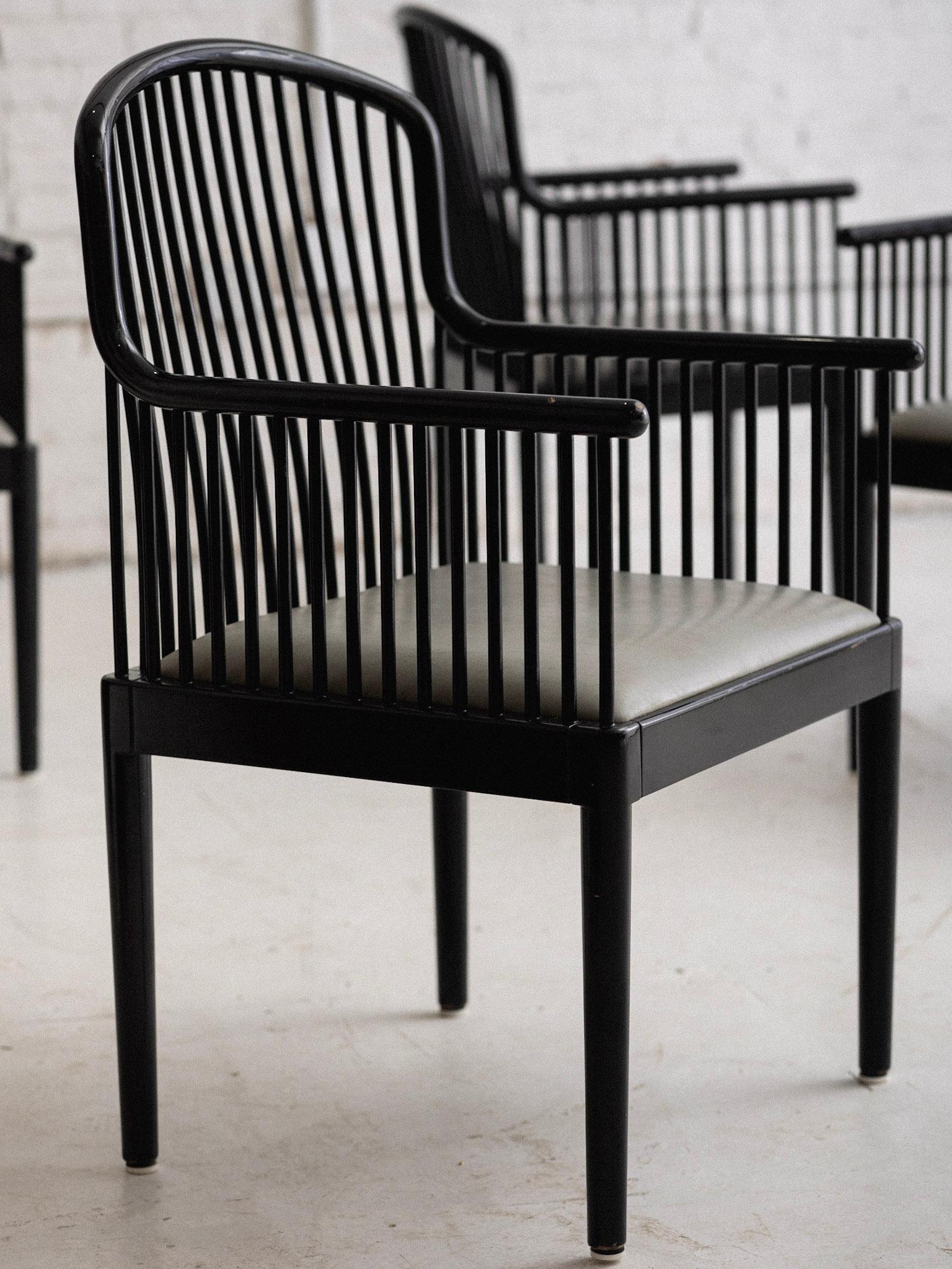 Italian ‘Andover’ Chairs by Davis Allen for Stendig, a Set of 4 For Sale