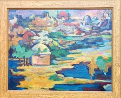 Algeria, Pittura ad olio orientalista fauvista, Allievo di Othon Freize