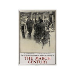 1900 poster by André Castaigne The Century Magazine - Paris of the Faubourgs