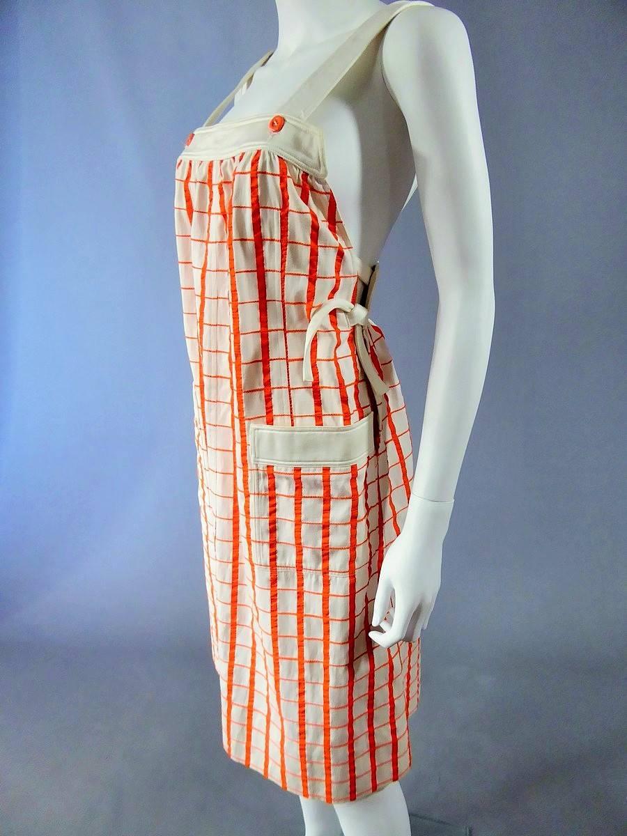 Brown  André Courrèges Dress Numbered 19055