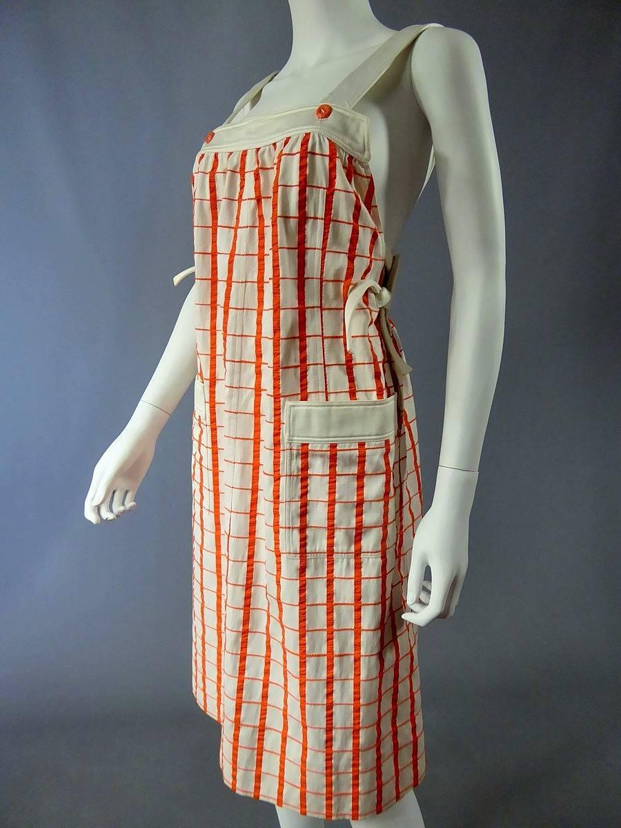  André Courrèges Dress Numbered 19055 In Excellent Condition In Toulon, FR