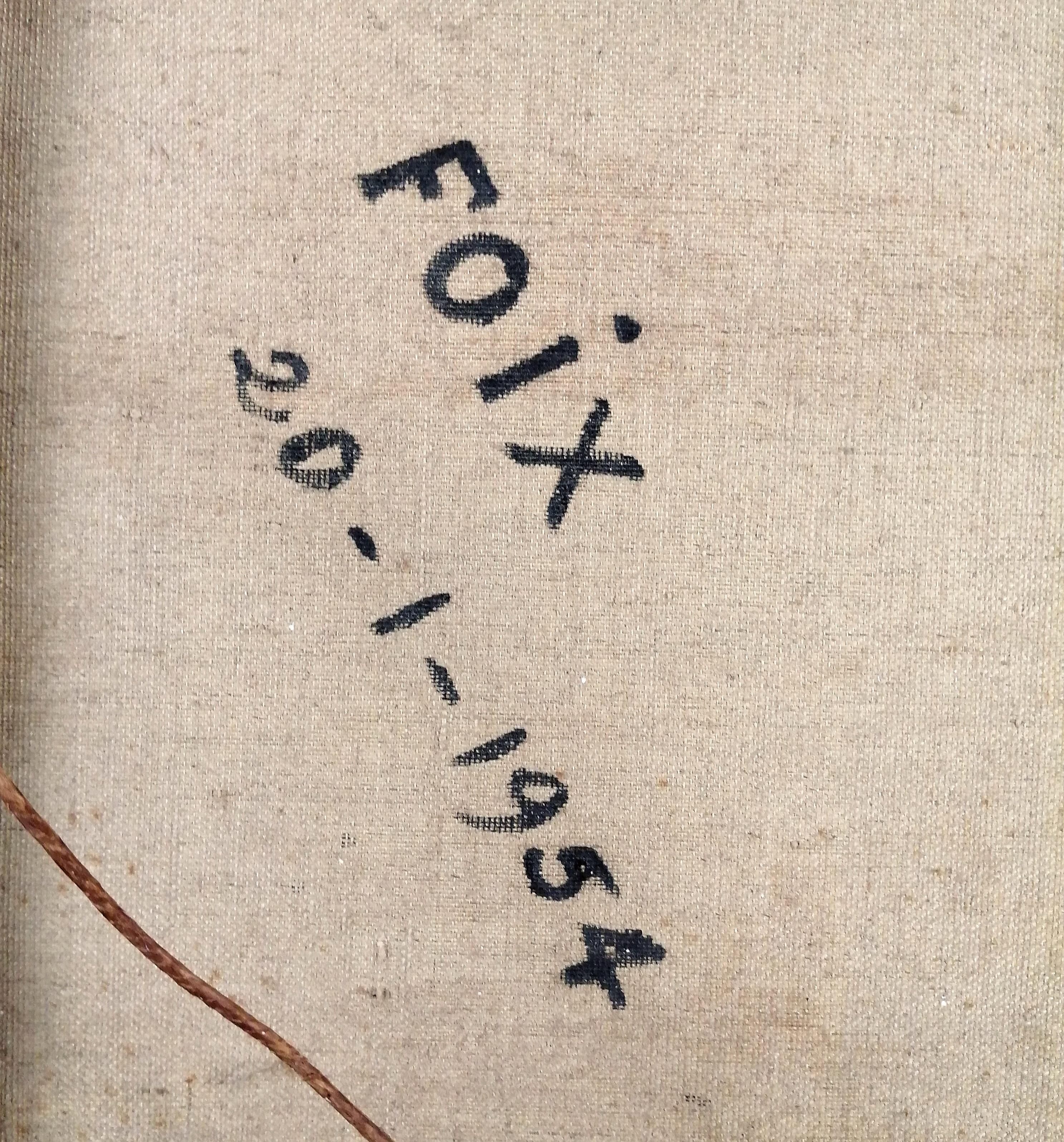 Château de Foix - Südfrankreich Französisch Naïf Landschaft Öl auf LeinwandGemälde im Angebot 3