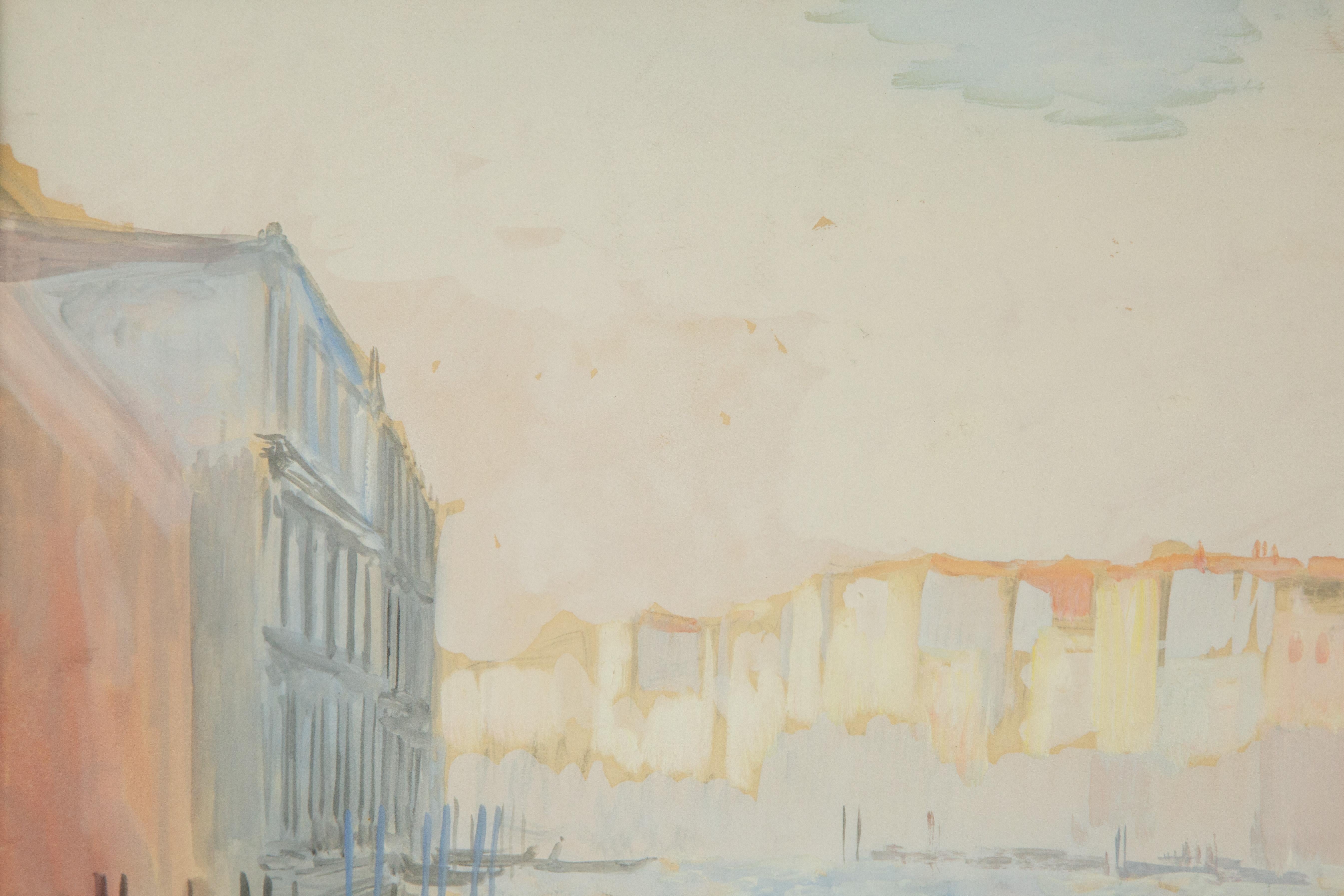 Andre Girard (1901 - 1968) New York / Francia Acquarello 