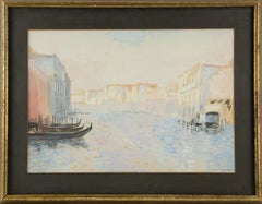 Andre Girard (1901 - 1968) New York / Francia Acquarello "Impressione di Venezia"