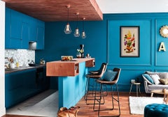 Variation cubiste multicolore Gouache et aquarelle d'André Morin