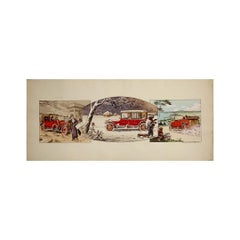 1912 original poster André Nevil – Torpédo Janko Paris Lyon Méditerranée