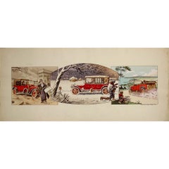 1912 original poster André Nevil – Torpédo Janko Paris Lyon Méditerranée