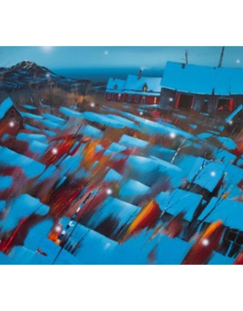 André Philibert Landscape Painting - Semi-Abstract Landscape
